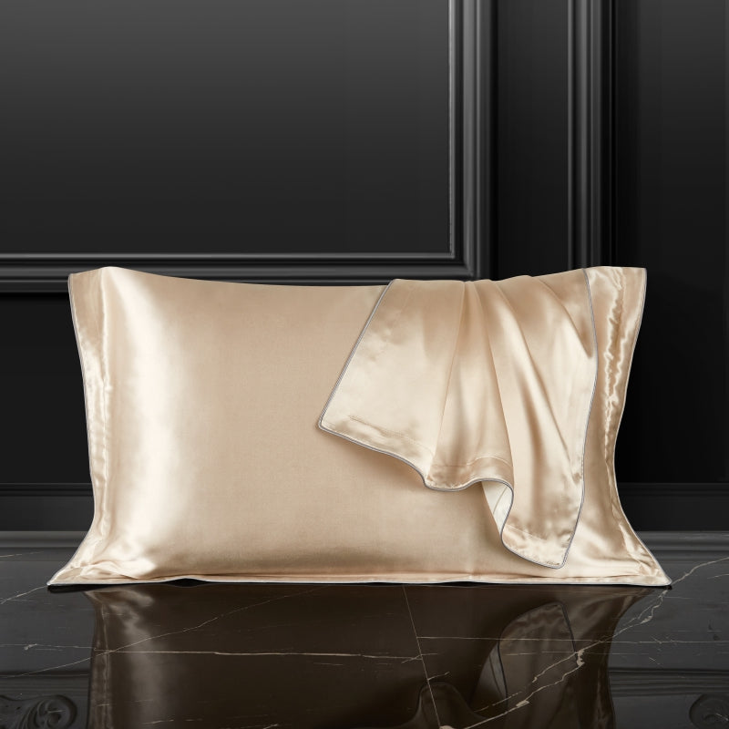Silk Pillowcase Champagne Gold - Fever Lingeries