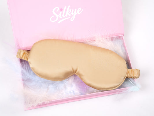 Silkye 3D Eye Mask Apricot - Fever Lingeries