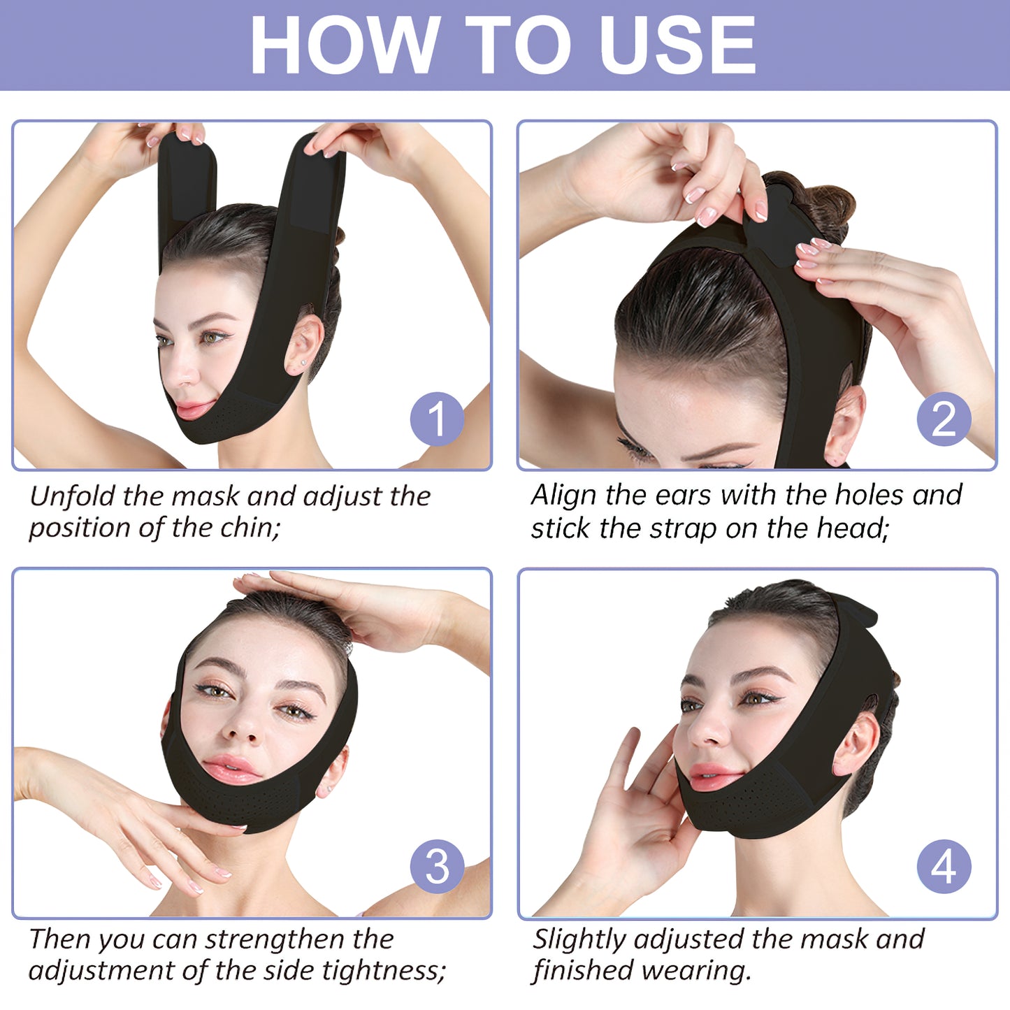 Anti-gravity Lifting Sleep Mask Black - Fever Lingeries