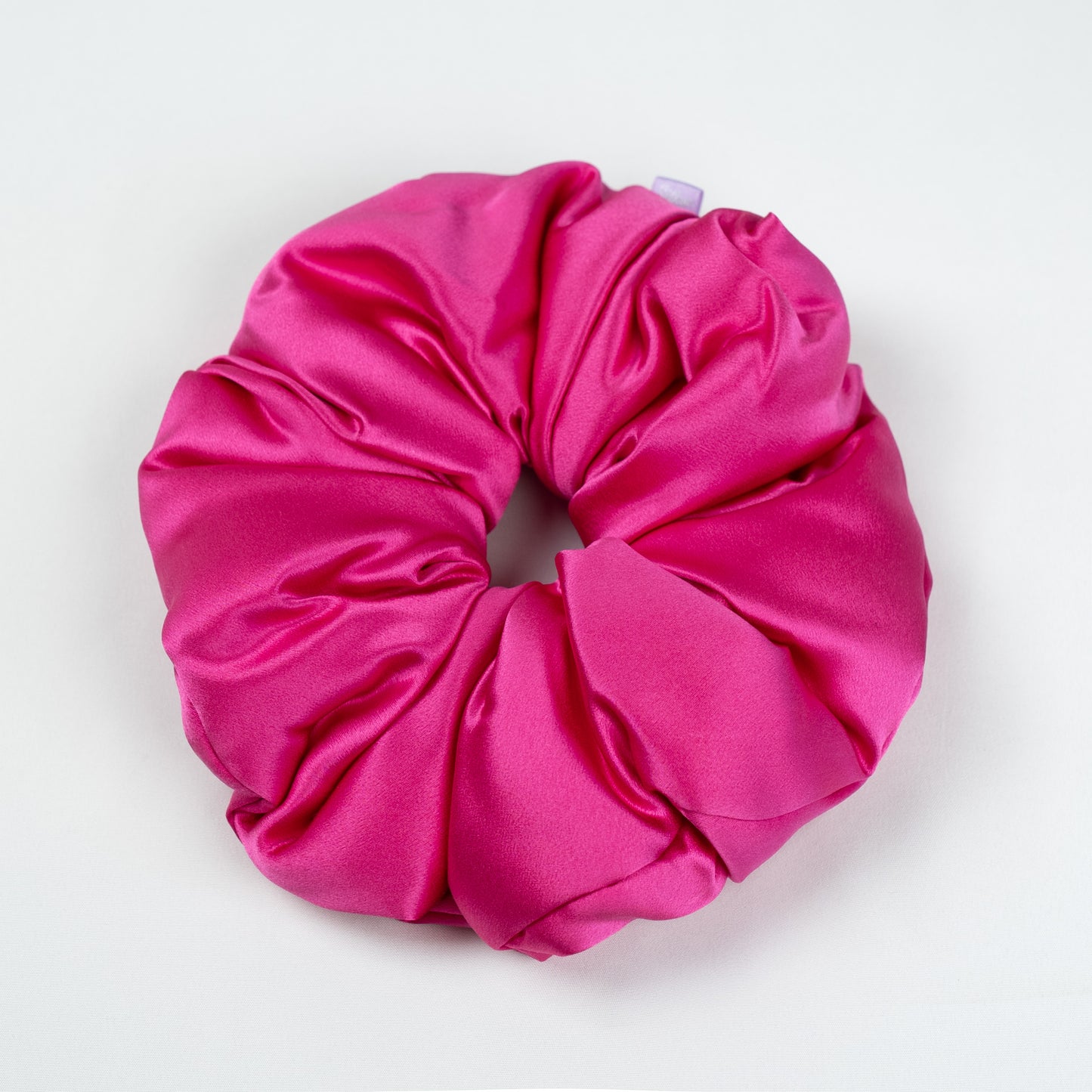 Silk Scrunchie Rose Fuchsia