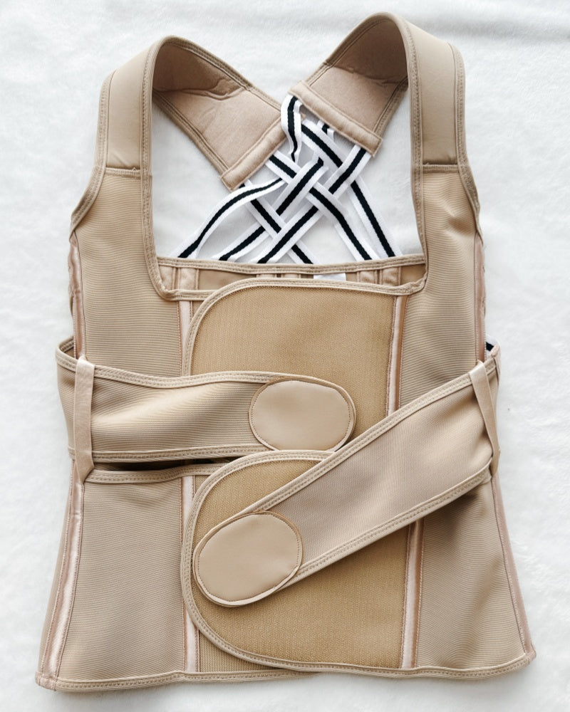 Fajas Colombianas Waist Trainer Posture Corrector Corset With Back Support