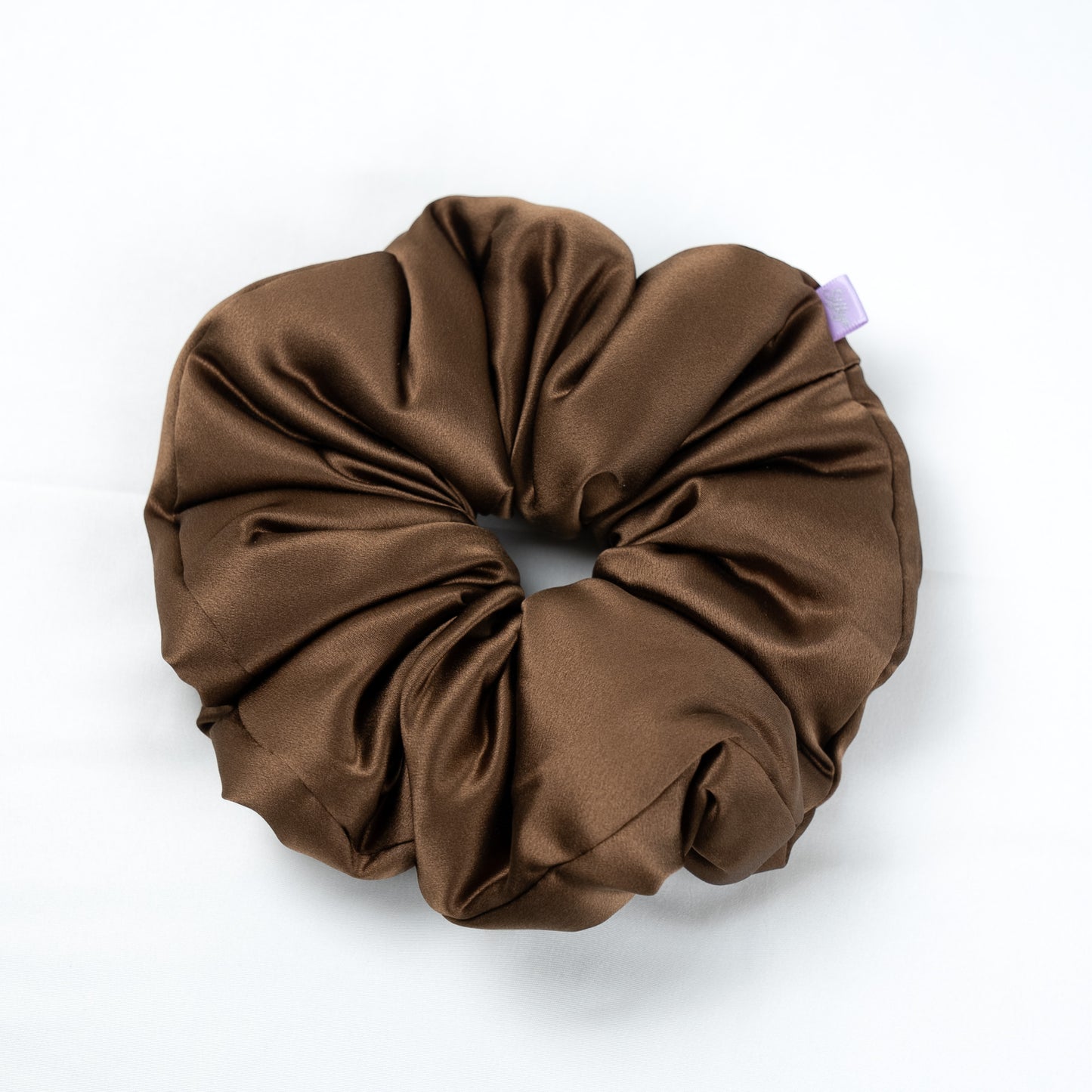 Silk Scrunchie Cocoa Nib