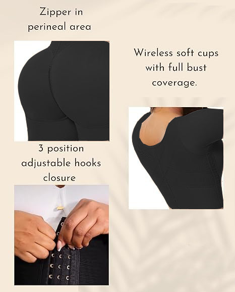Silkye® Full Body Post-Surgery Fajas Tummy Control Shapewear