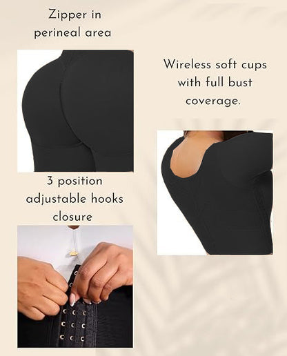 Silkye® Full Body Post-Surgery Fajas Tummy Control Shapewear