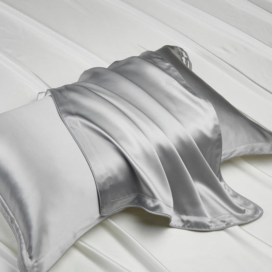 Silk Pillowcase Silver Mist - Fever Lingeries