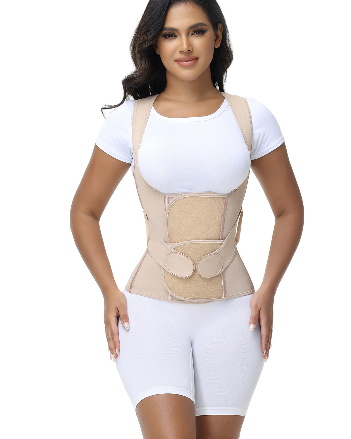 Fajas Colombianas Waist Trainer Posture Corrector Corset With Back Support