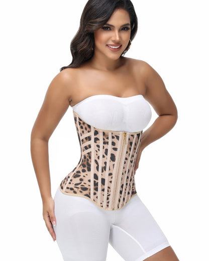 Curved Boned Waist Trainer For Women High Compression Tummy Control Tiny Waist Corset