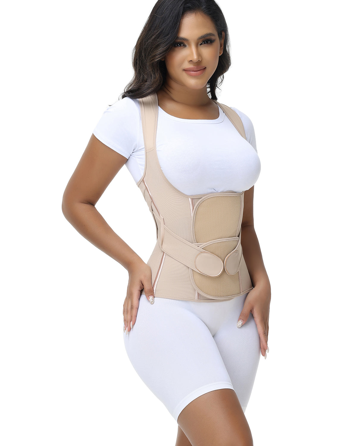 Fajas Colombianas Waist Trainer Posture Corrector Corset With Back Support