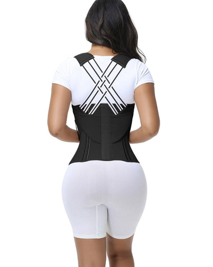 Fajas Colombianas Waist Trainer Posture Corrector Corset With Back Support