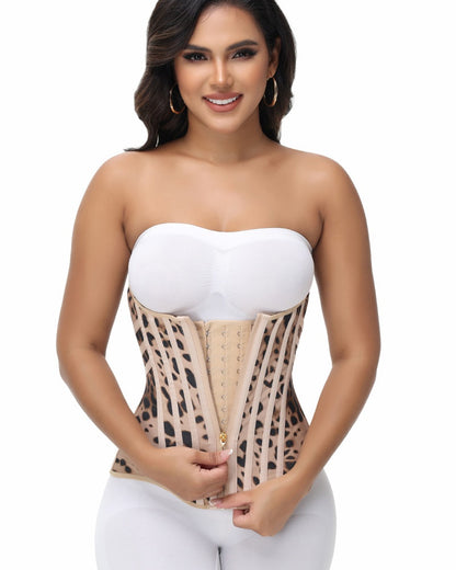 Curved Boned Waist Trainer For Women High Compression Tummy Control Tiny Waist Corset