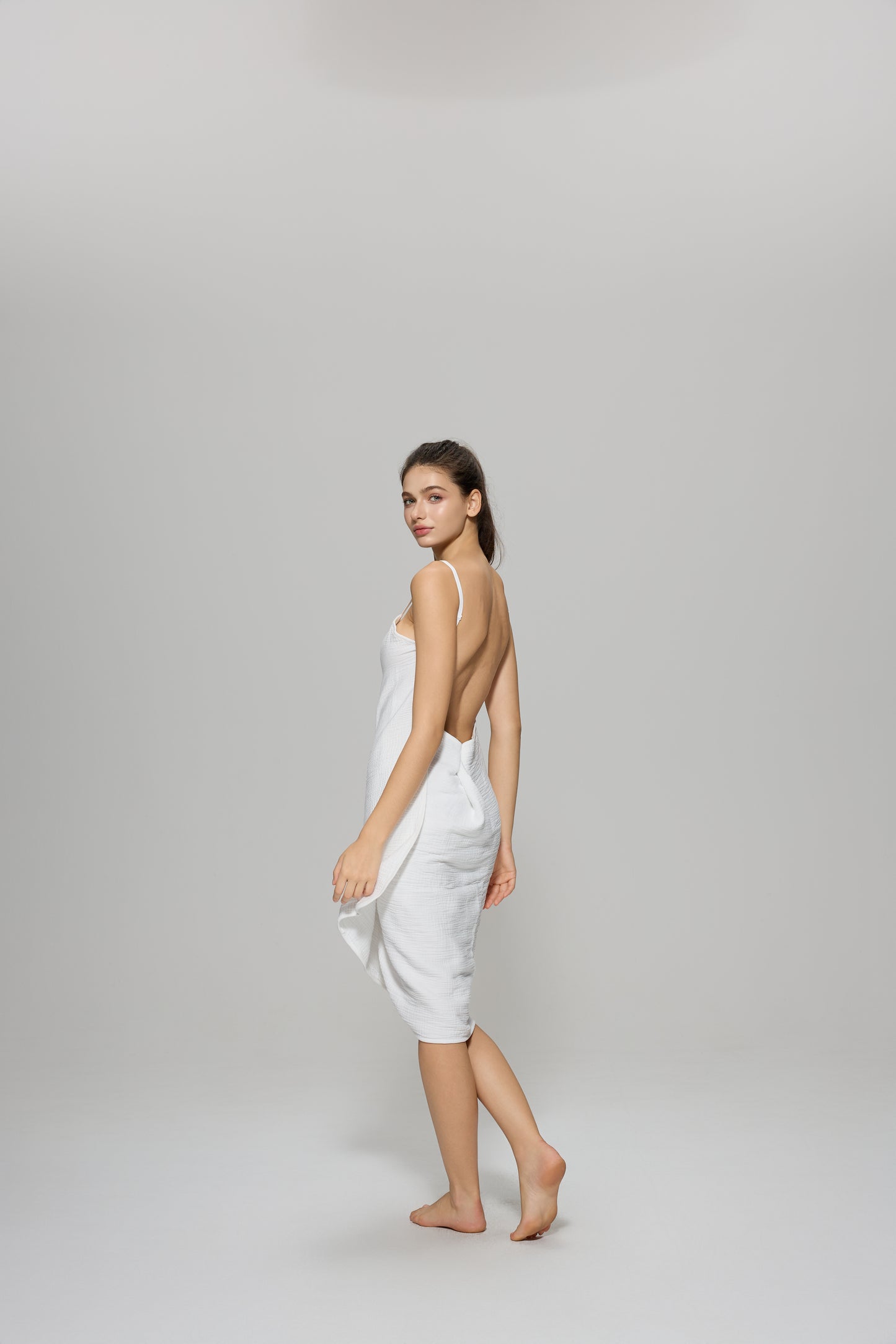 Wearable Backless Camisole Bath Towel