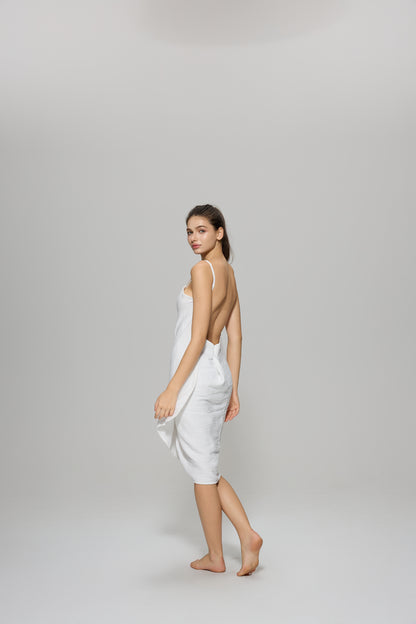 Wearable Backless Camisole Bath Towel