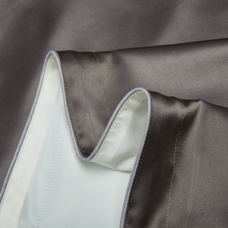 Silk Pillowcase Charcoal Gray - Fever Lingeries