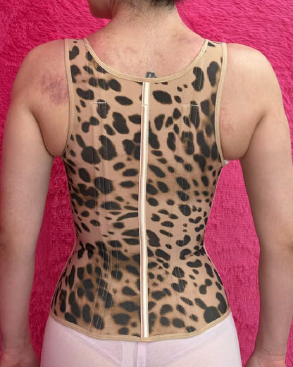 Waist Trainer for Women Body Shaper Corset Vest Tank Top with Steel Bones