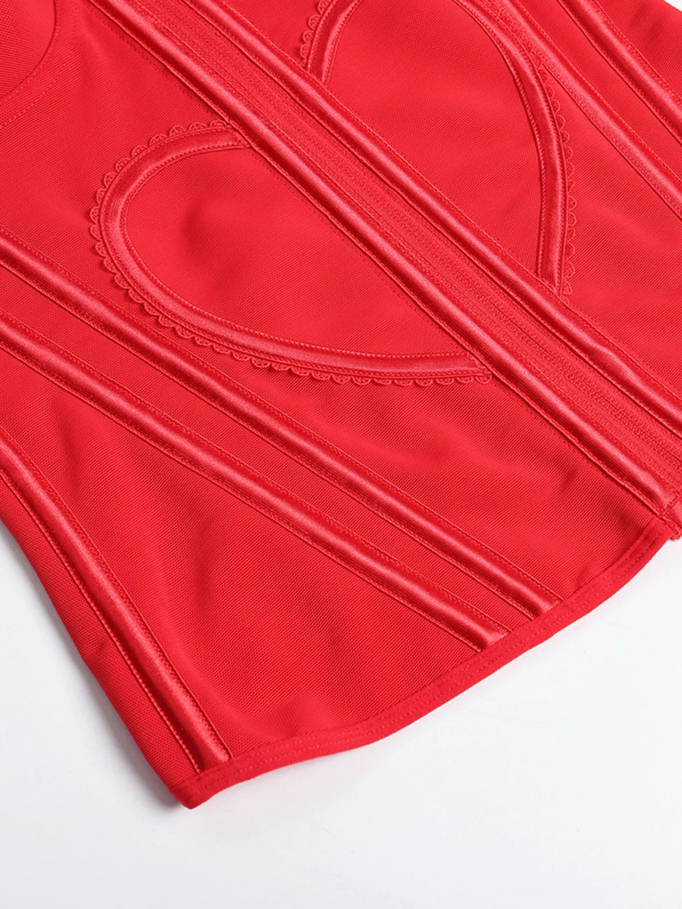 Fajas Colombianas Love Pattern Corset Top Tummy Tuck Waist Trainer