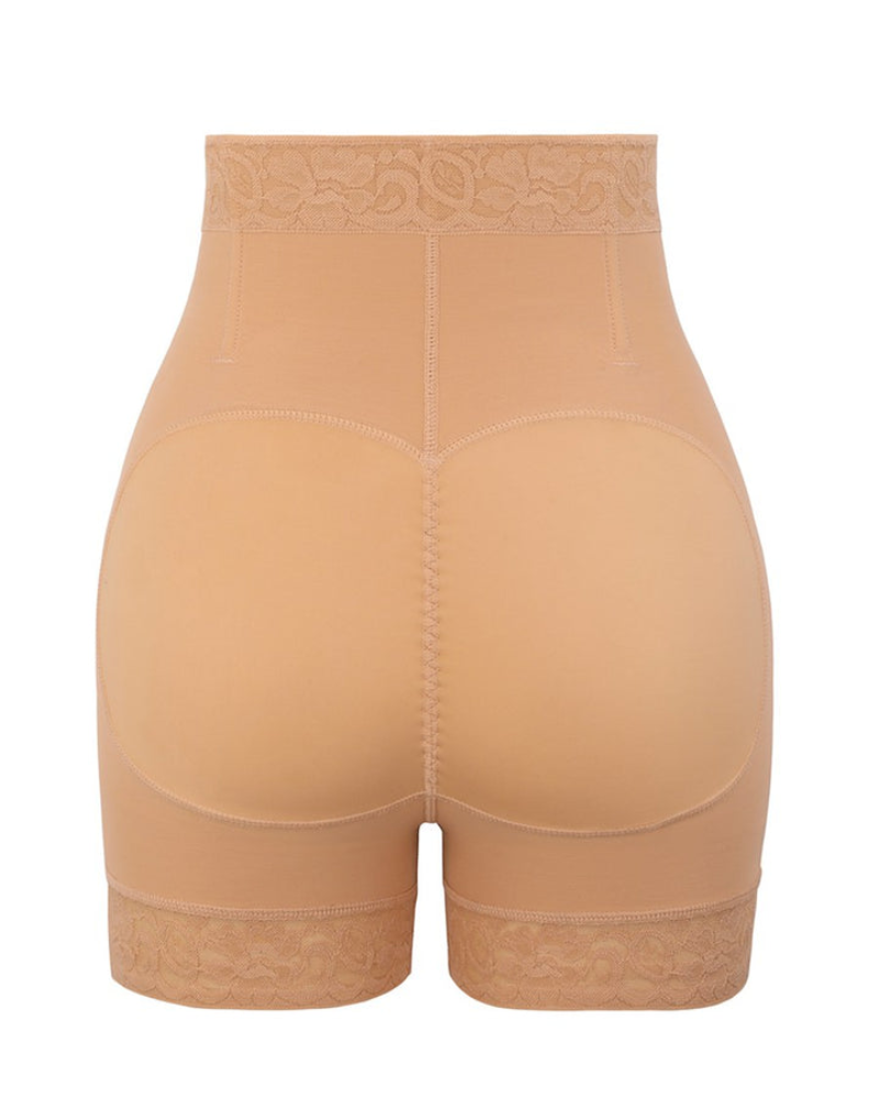 Silkye® Mid Waist Tummy Control Front Zipper High Compression Butt Lifter Shaper Fajas Shorts