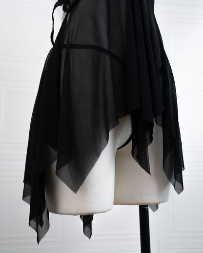 Butterfly Babydoll Black - Fever Lingeries