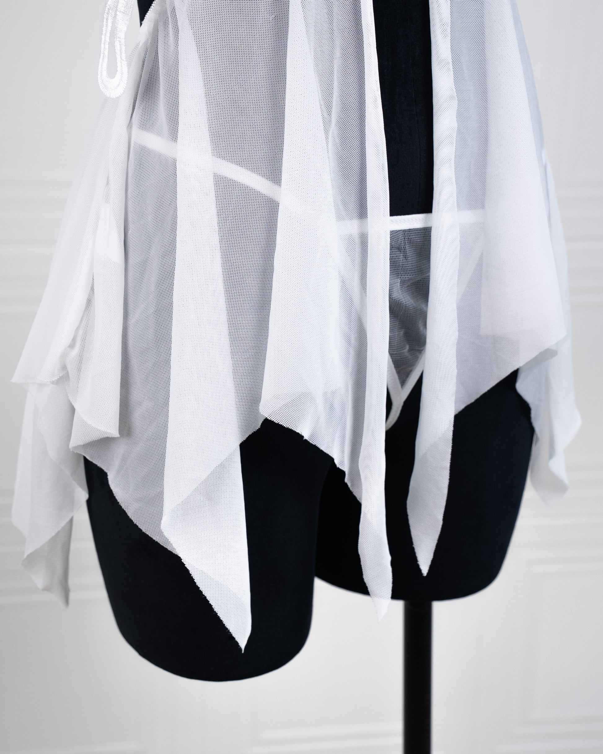 Butterfly Babydoll White - Fever Lingeries