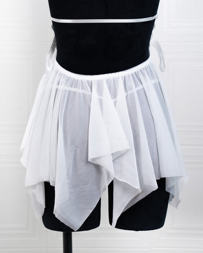 Butterfly Babydoll White - Fever Lingeries