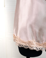 Cool Silk Slit Backless Dress Champagne - Fever Lingeries