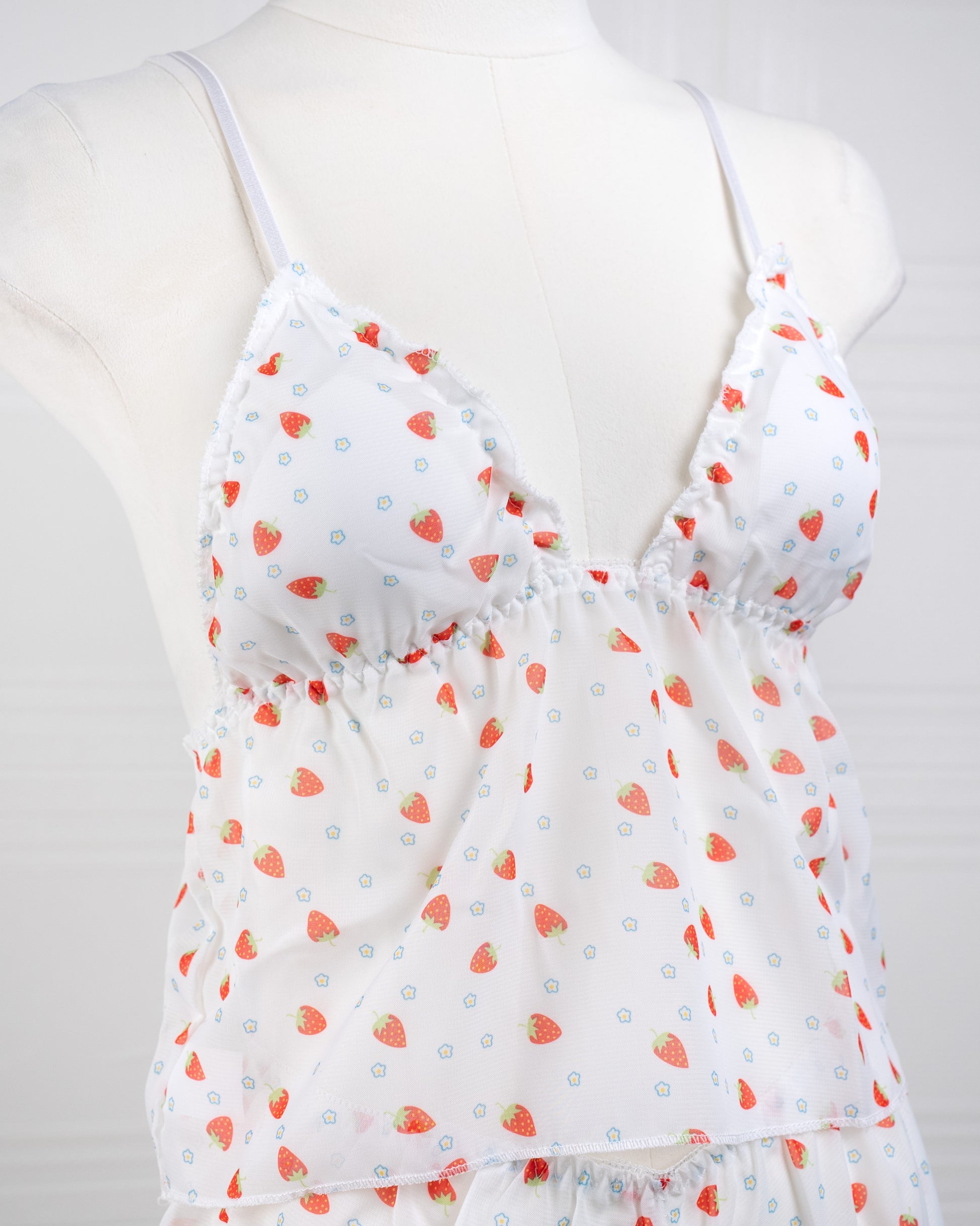 Polka-dot Sheer Cami Dress - Fever Lingeries