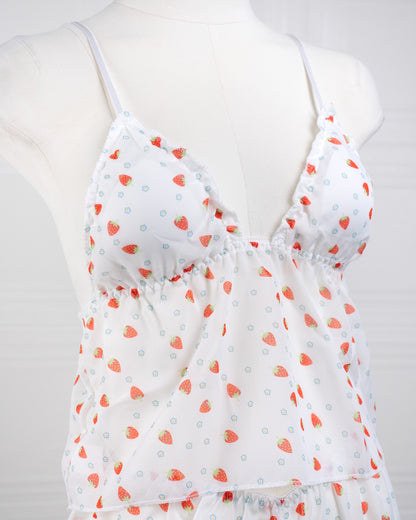 Polka-dot Sheer Cami Dress - Fever Lingeries