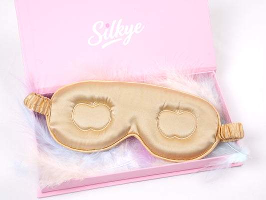 Silkye 3D Eye Mask Apricot - Fever Lingeries