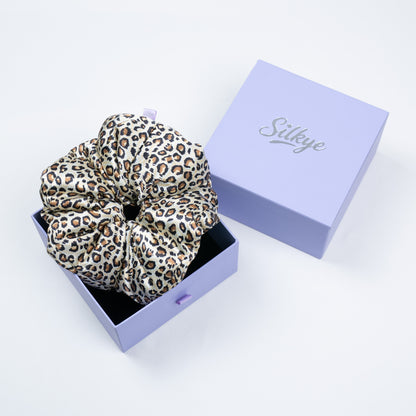 Silk Scrunchie Leopard’s Whispers