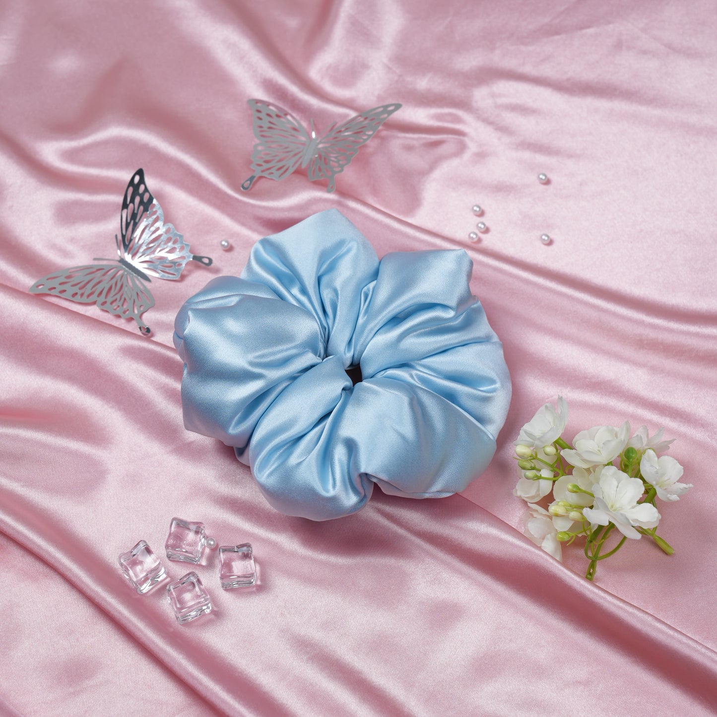 Silk Scrunchie Sky’s Embrace