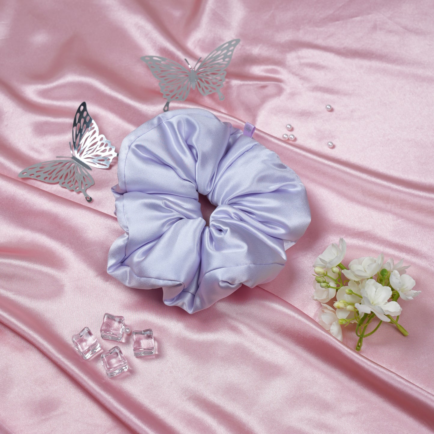 Silk Scrunchie Lavender Haze