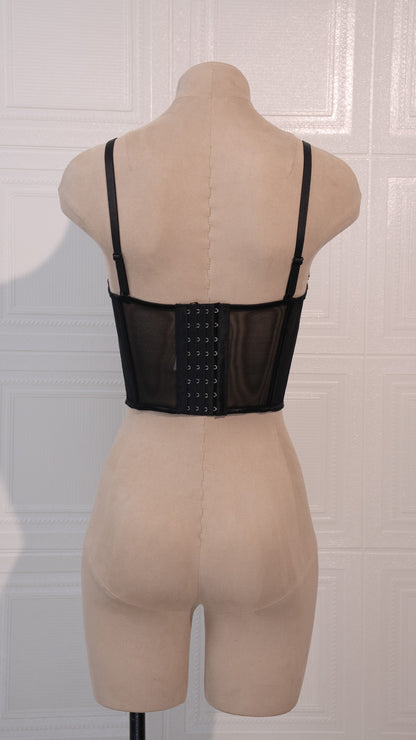 Ethereal Grace Corset Black