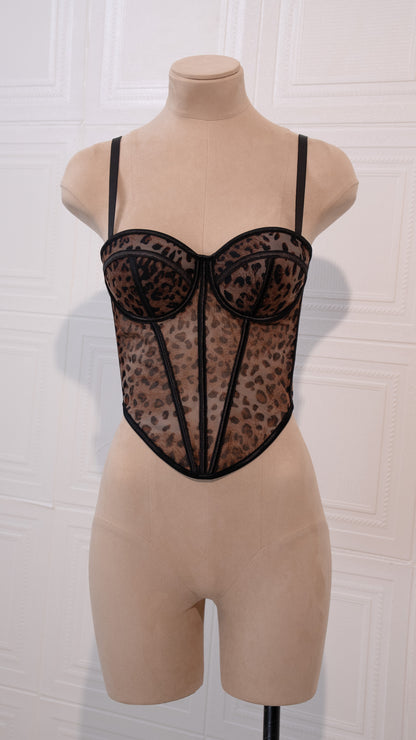 Wild Allure Corset Brown