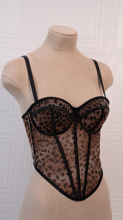 Wild Allure Corset Brown