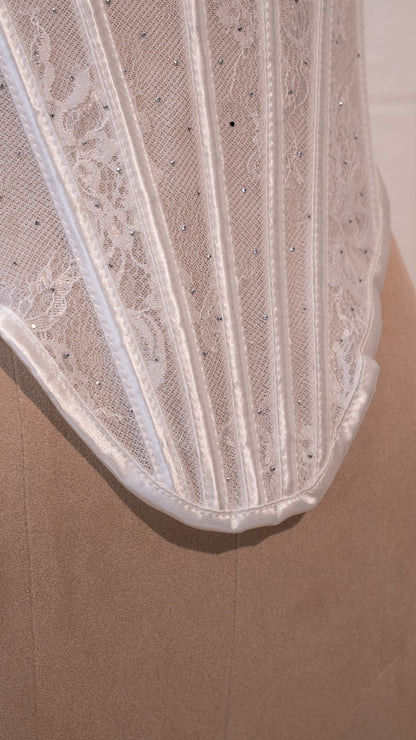 Ethereal Grace Corset White