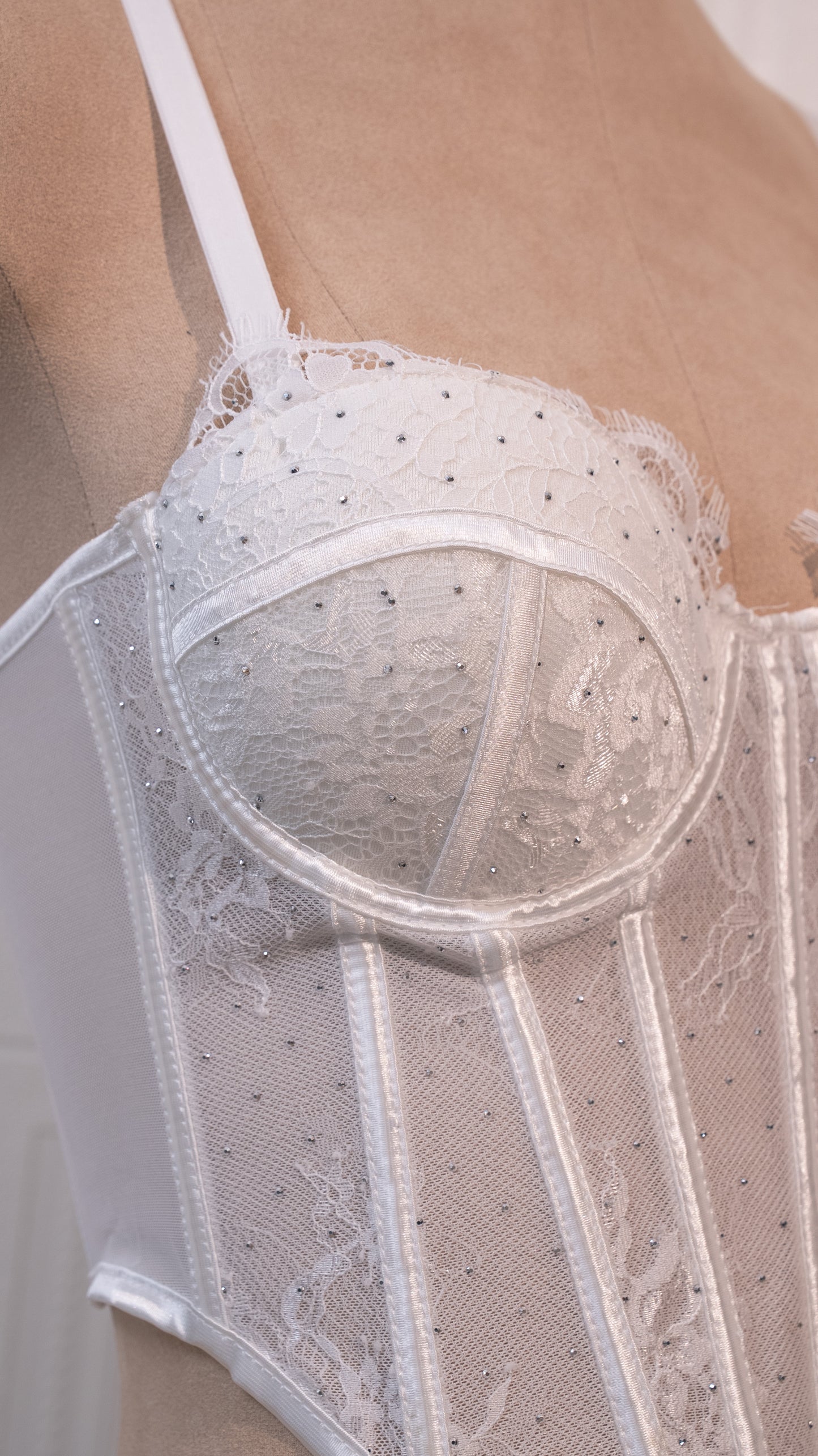 Ethereal Grace Corset White