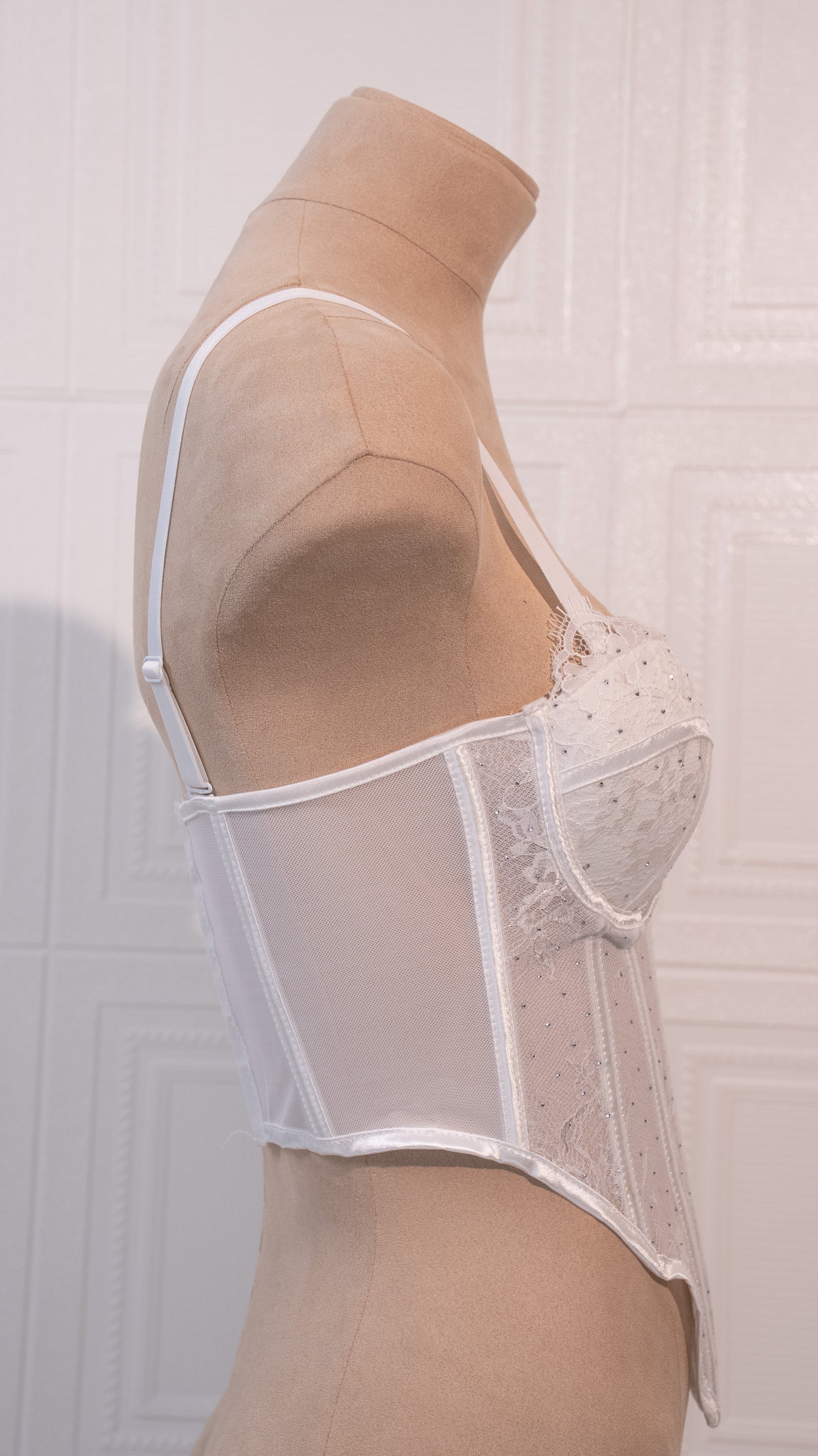 Ethereal Grace Corset White