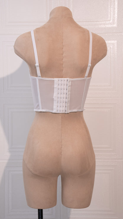 Ethereal Grace Corset White