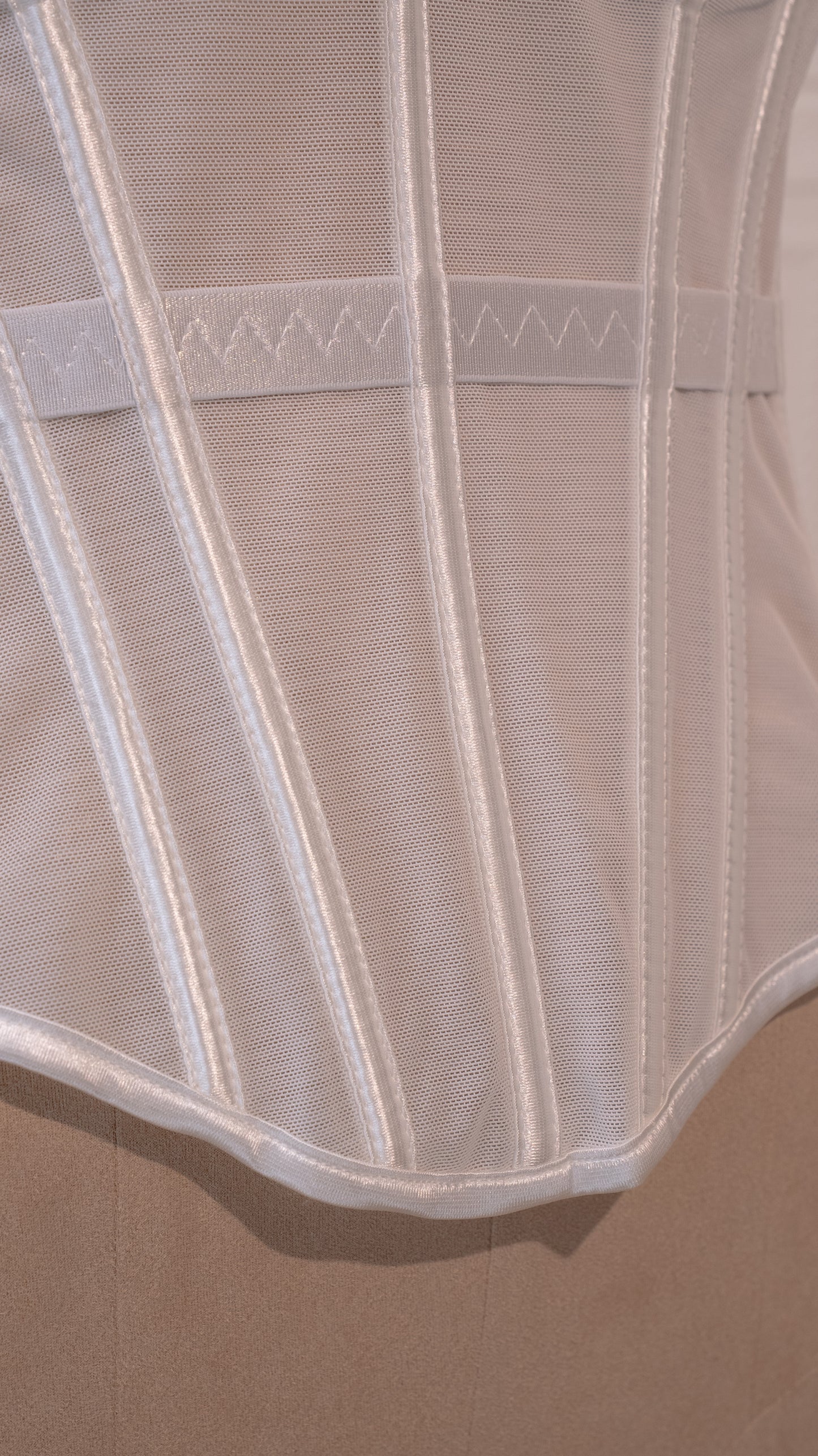 Sculpted Whisper Corset White