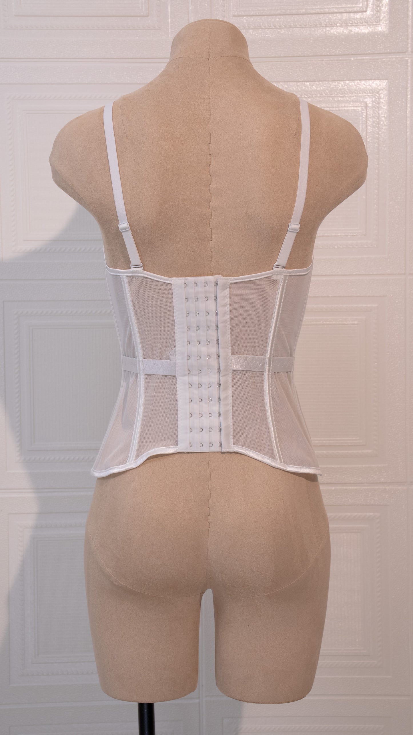 Sculpted Whisper Corset White