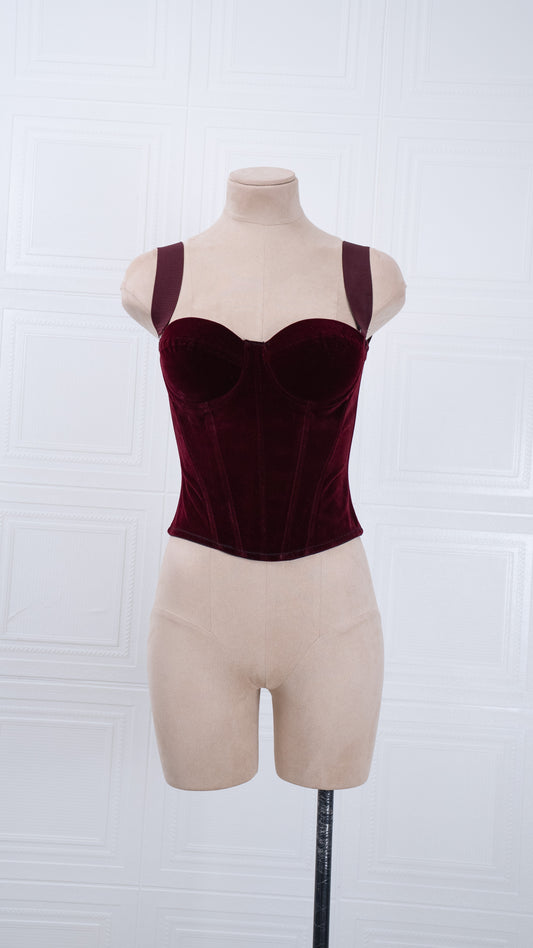 Velvet Contour Corset