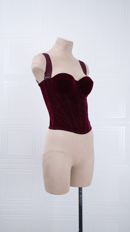 Velvet Contour Corset
