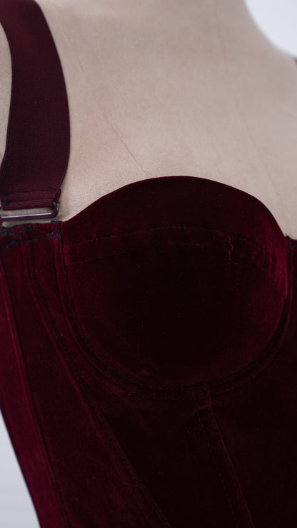Velvet Contour Corset