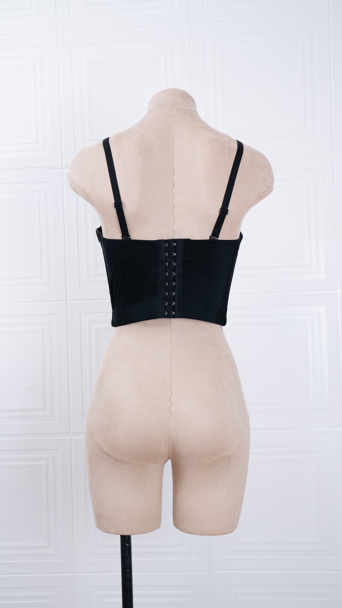 Tweed Charm Corset black