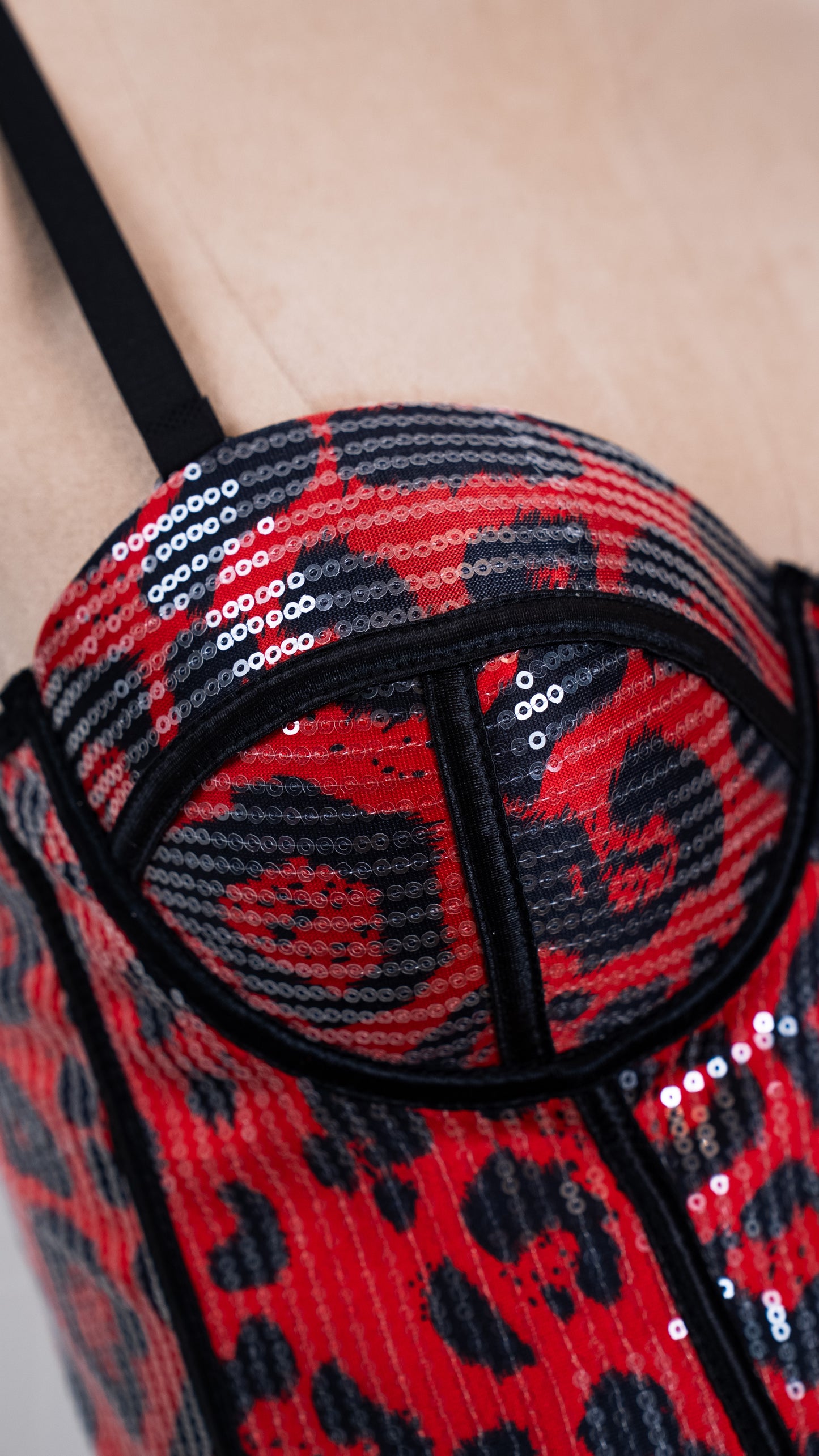 Wild Edge Corset Red