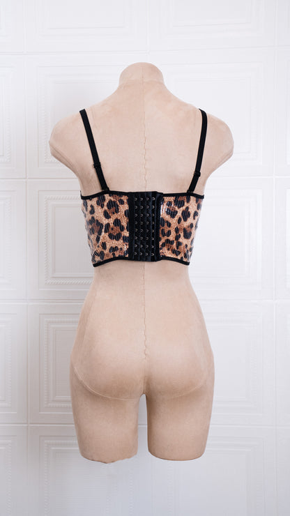 Wild Edge Corset Brown