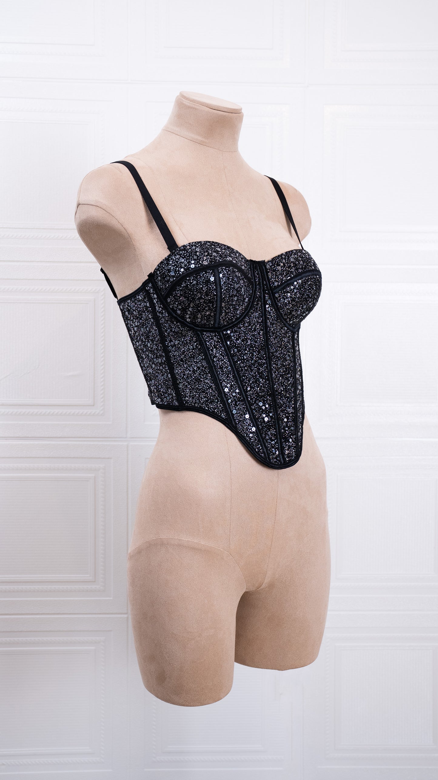 Midnight Spark Corset Black