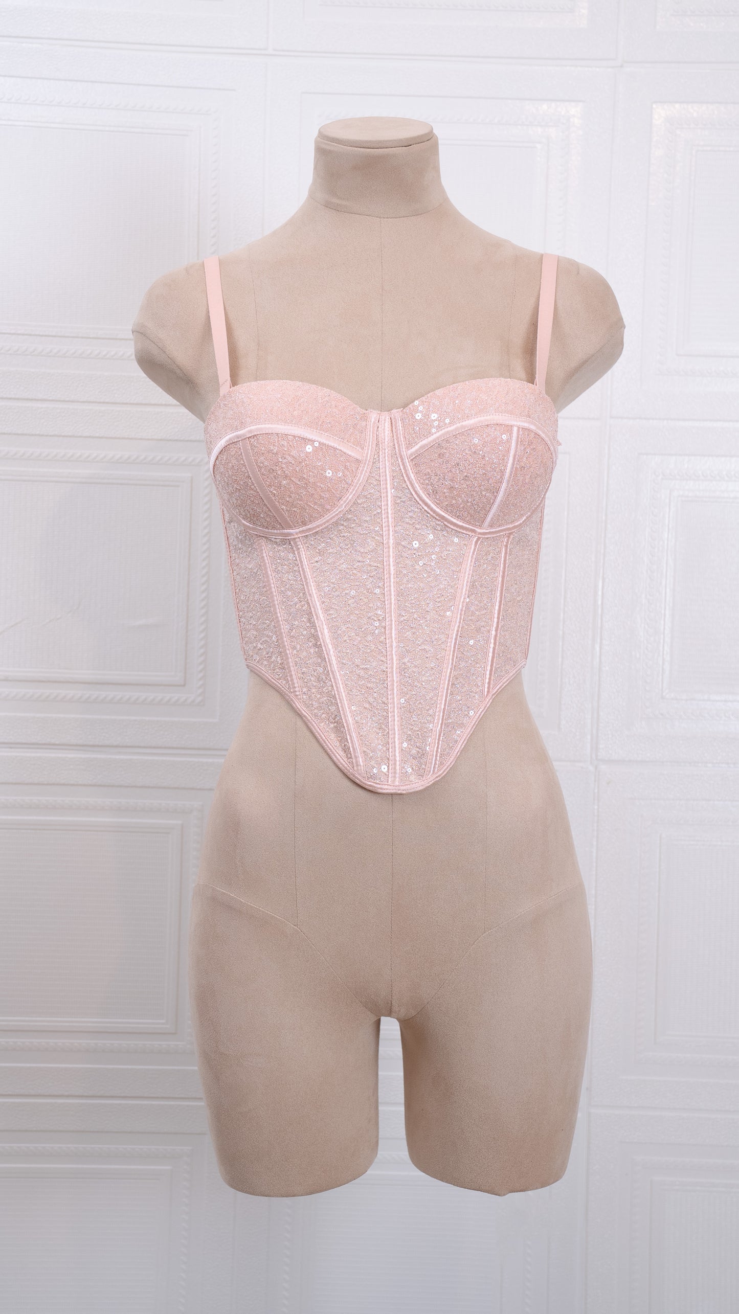 Midnight Spark Corset Pink