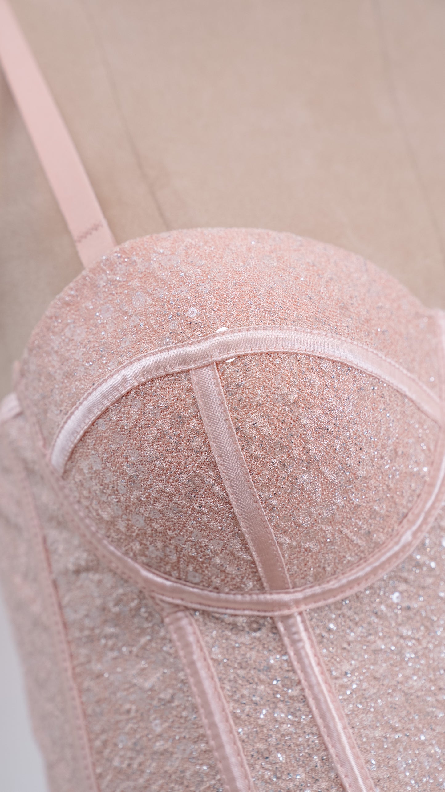 Midnight Spark Corset Pink