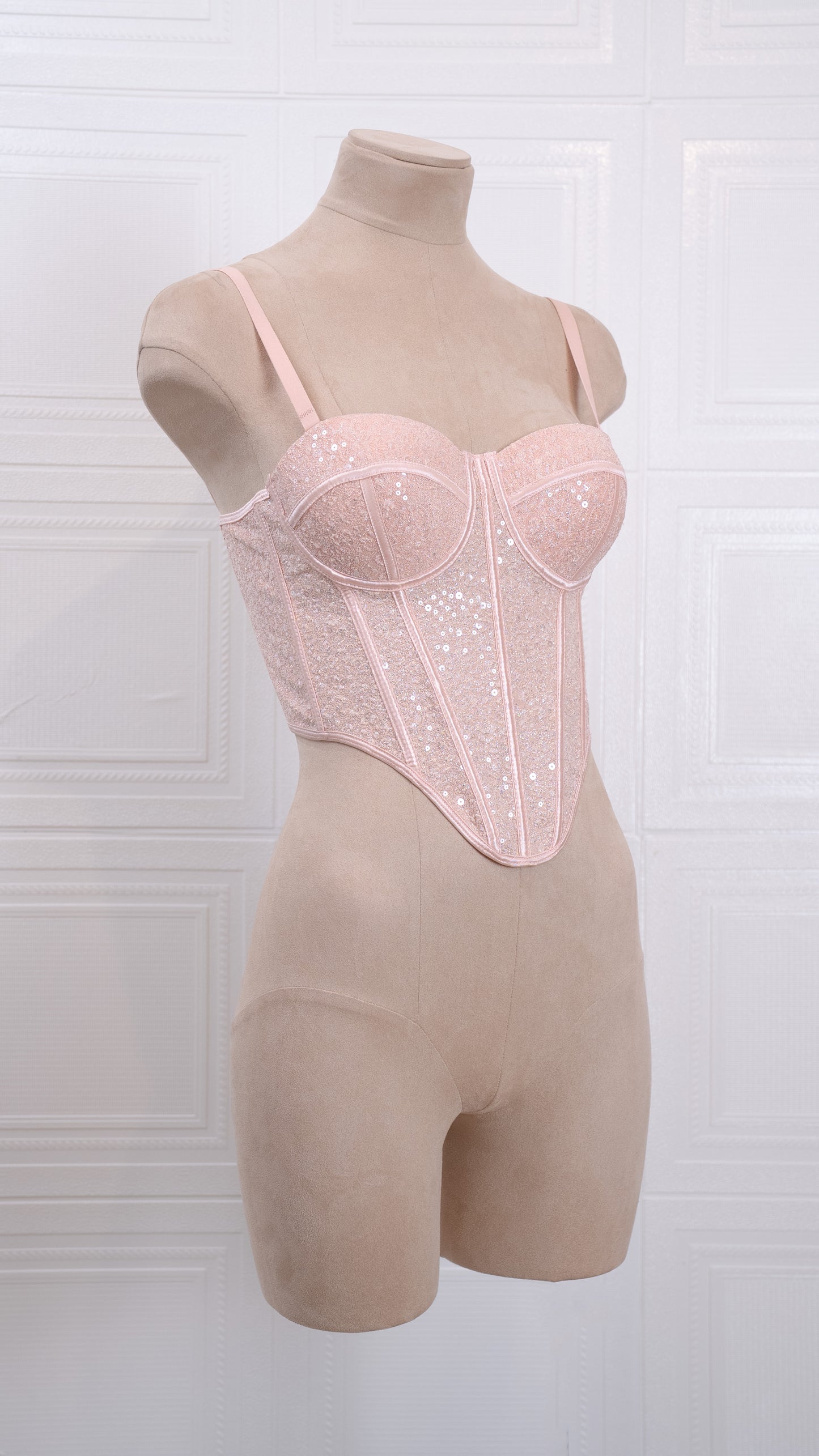 Midnight Spark Corset Pink