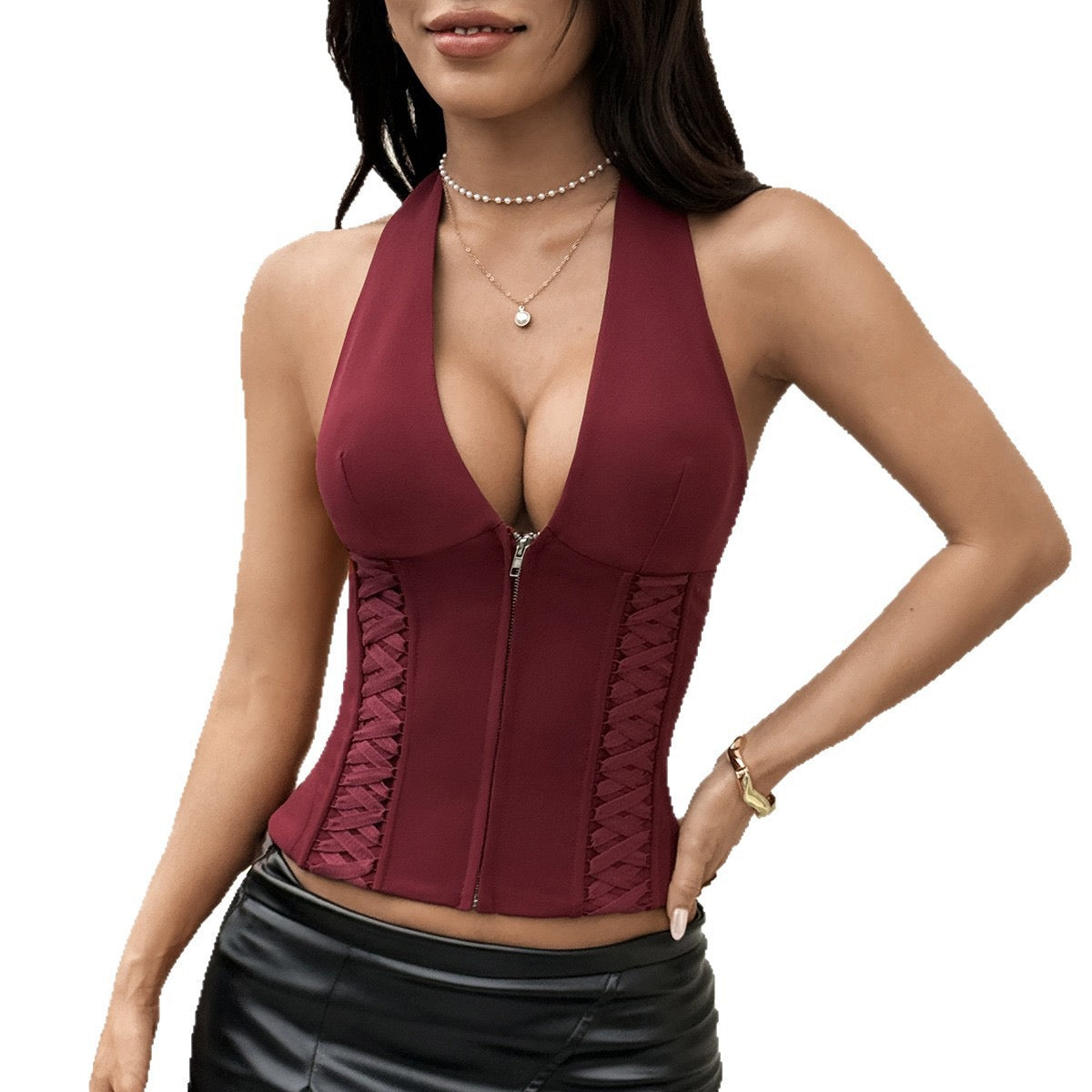 SculptEase Halter Corset